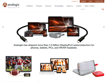 Tablet Screenshot of analogix.com